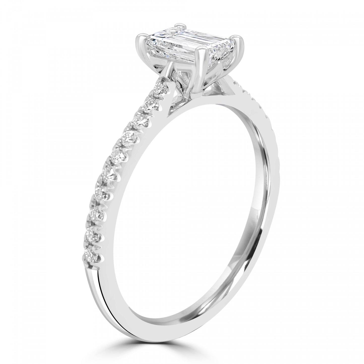 Emerald Enigma Engagement Ring - Shralite London