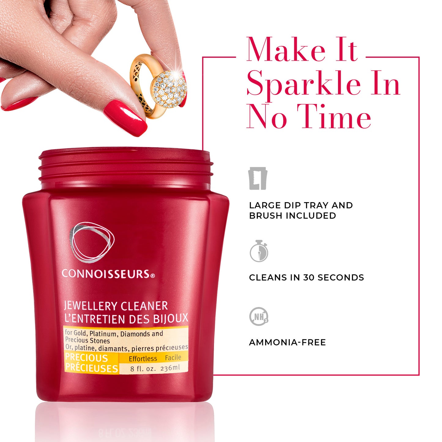 Connoisseurs Precious Jewellery Cleaner - Shralite London