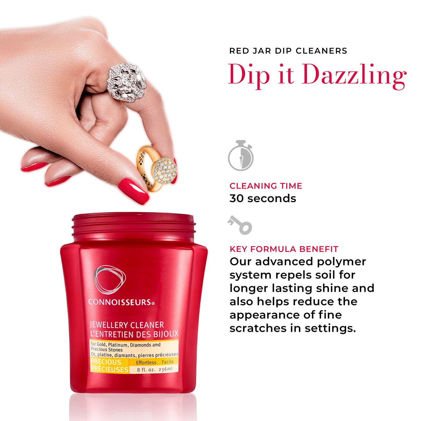 Connoisseurs Precious Jewellery Cleaner - Shralite London