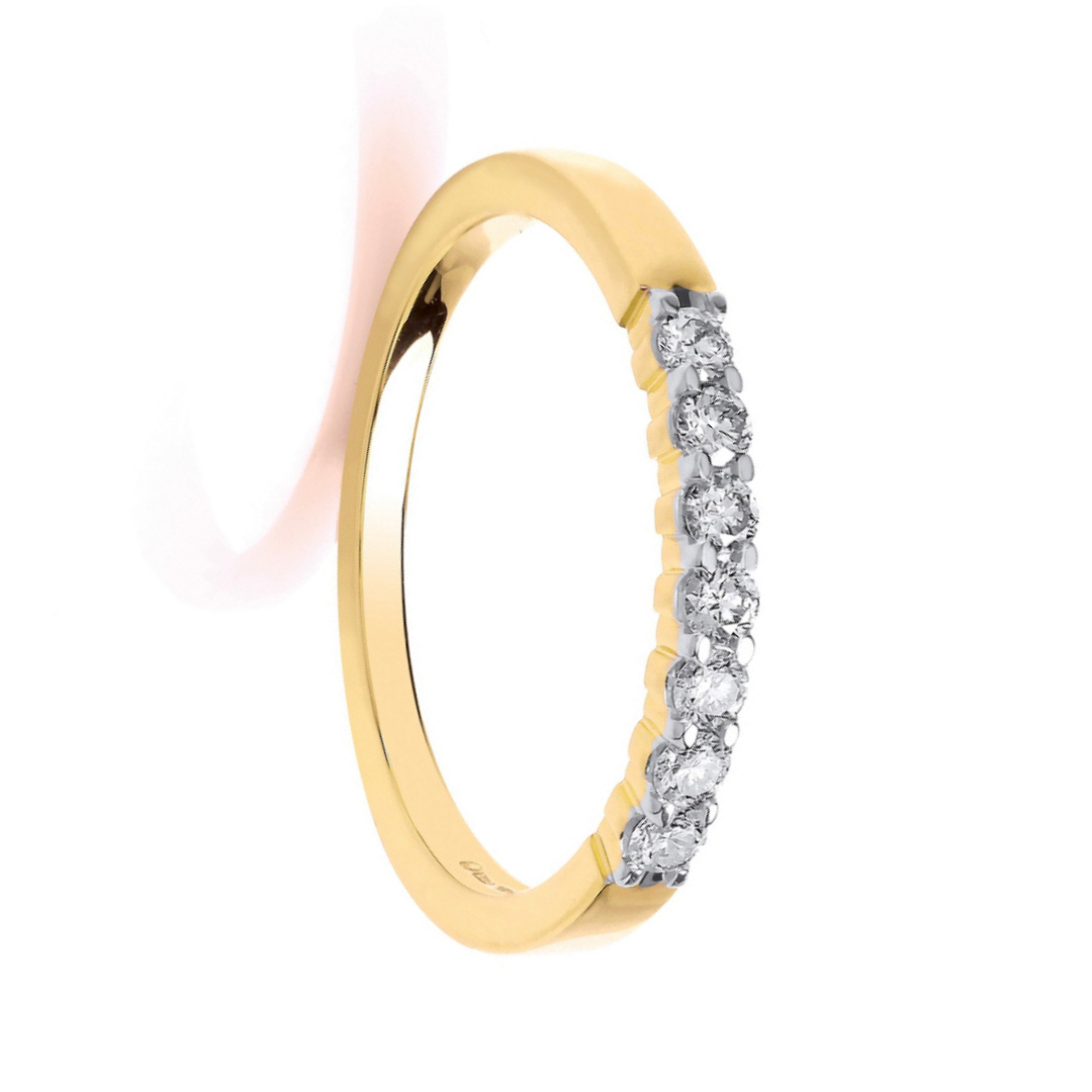 Bella Half Eternity Wedding Ring - Shralite London