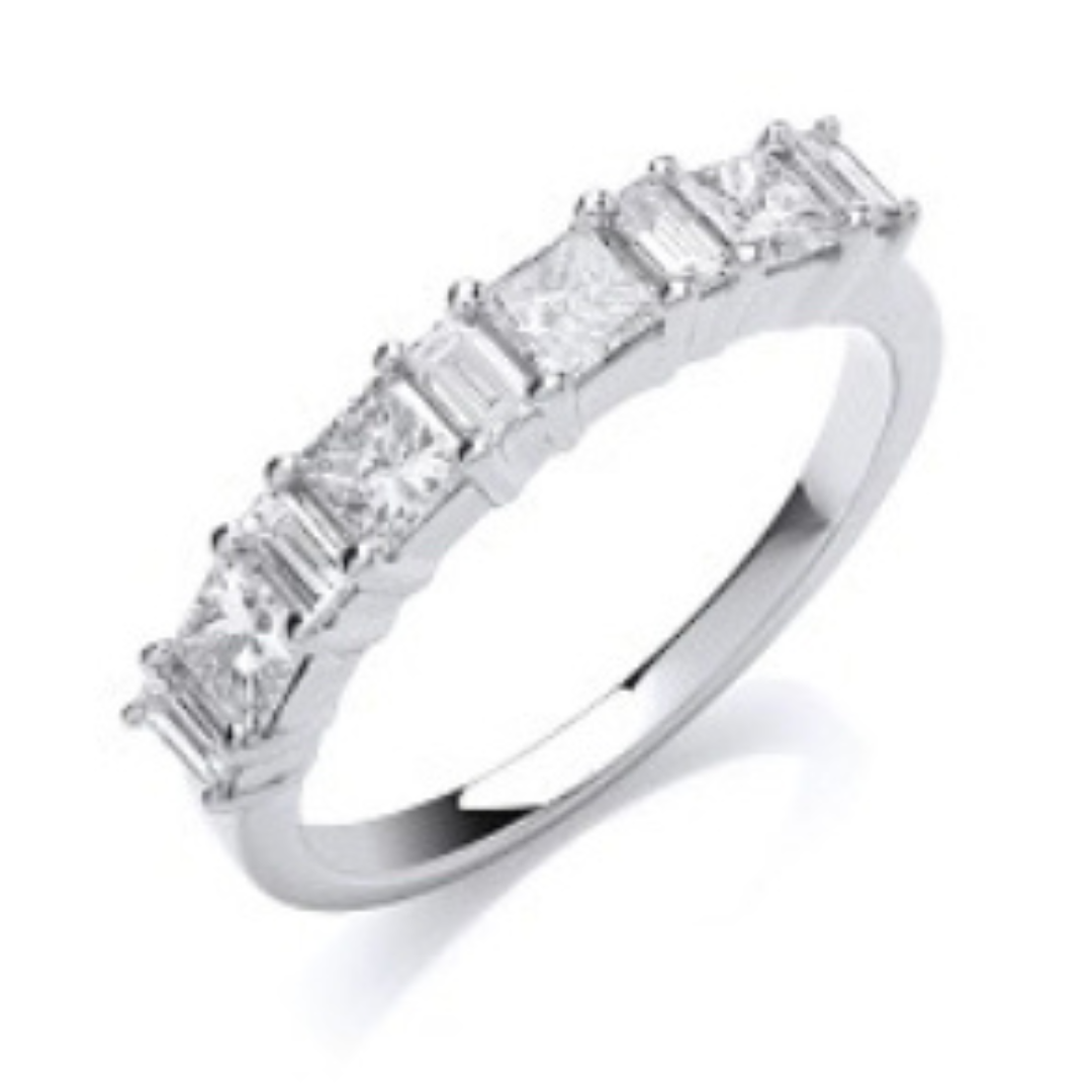 Tahitian Eternity Wedding Rings - Shralite London
