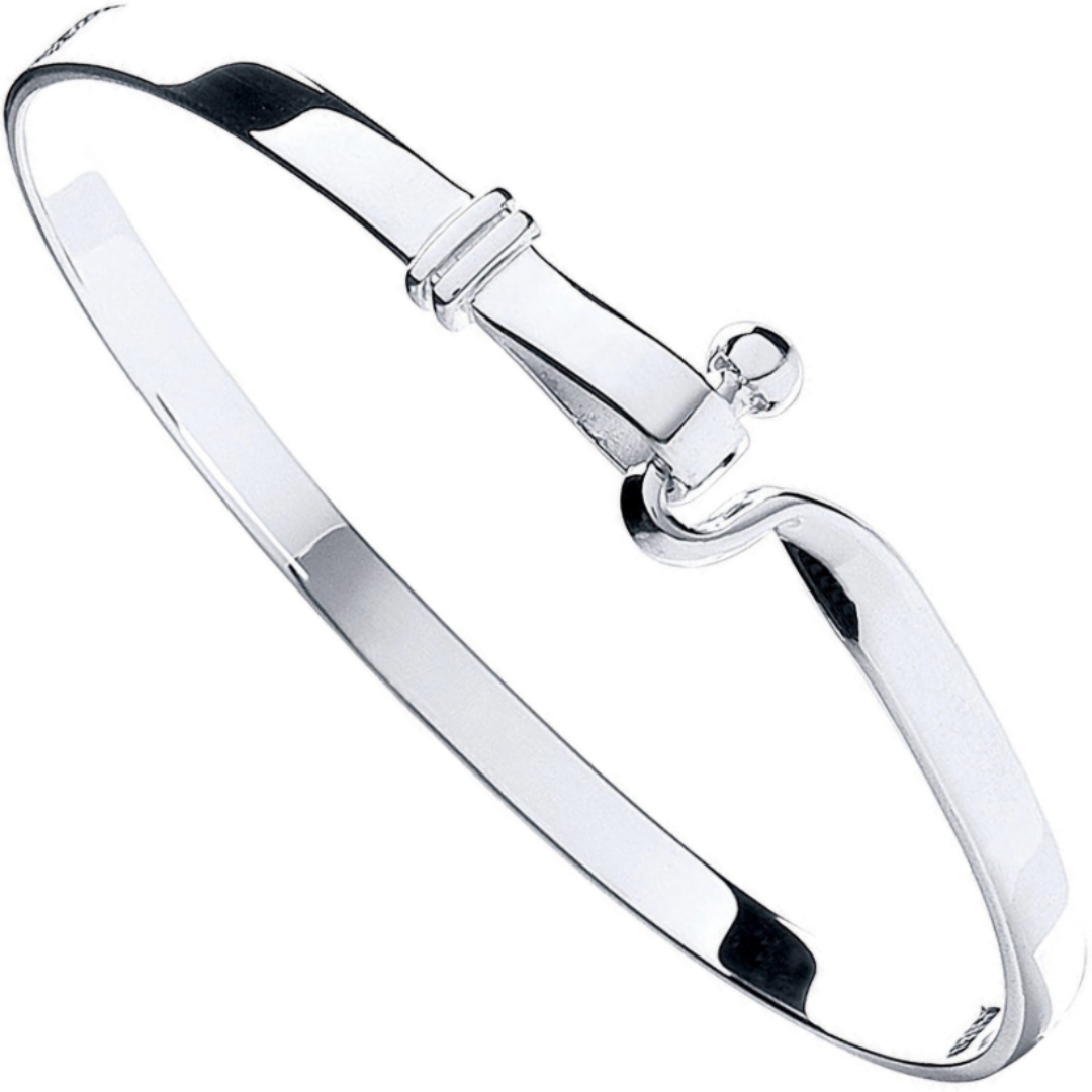 Graceful Infinity Hook Bangle - Shralite London