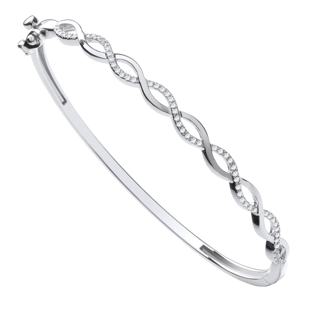 Seymour Entwined Bangle - Shralite London
