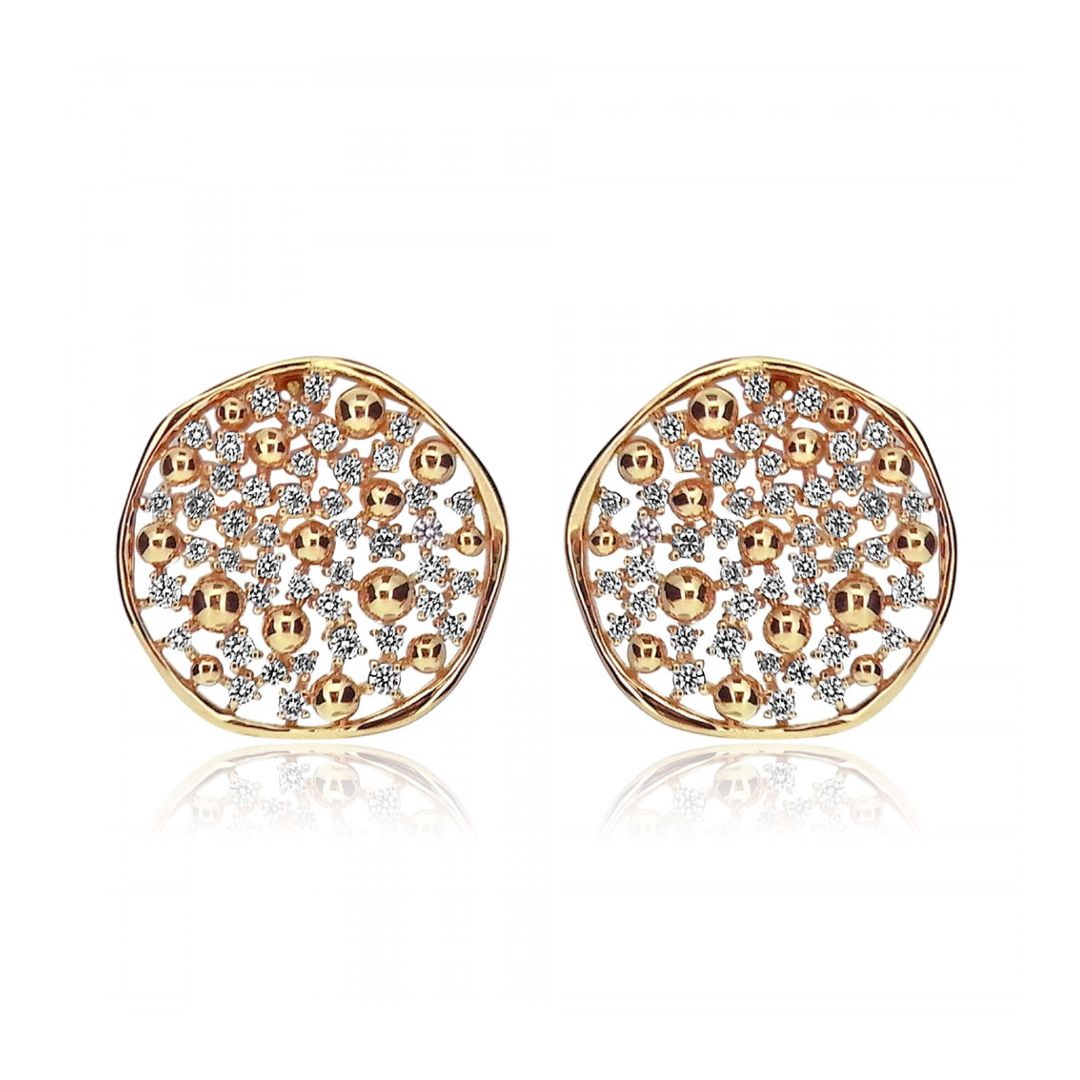 Aileen Disc Earrings - Shralite London
