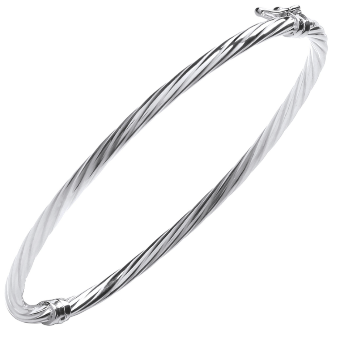 Twisted Elegance Bangle Bracelet - Shralite London