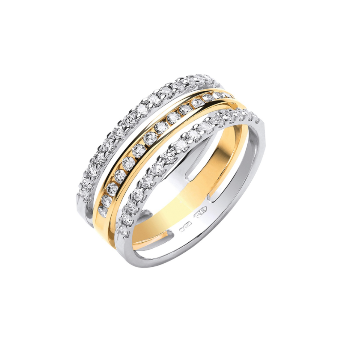 Parisian Charm Eternity Wedding Ring - Shralite London