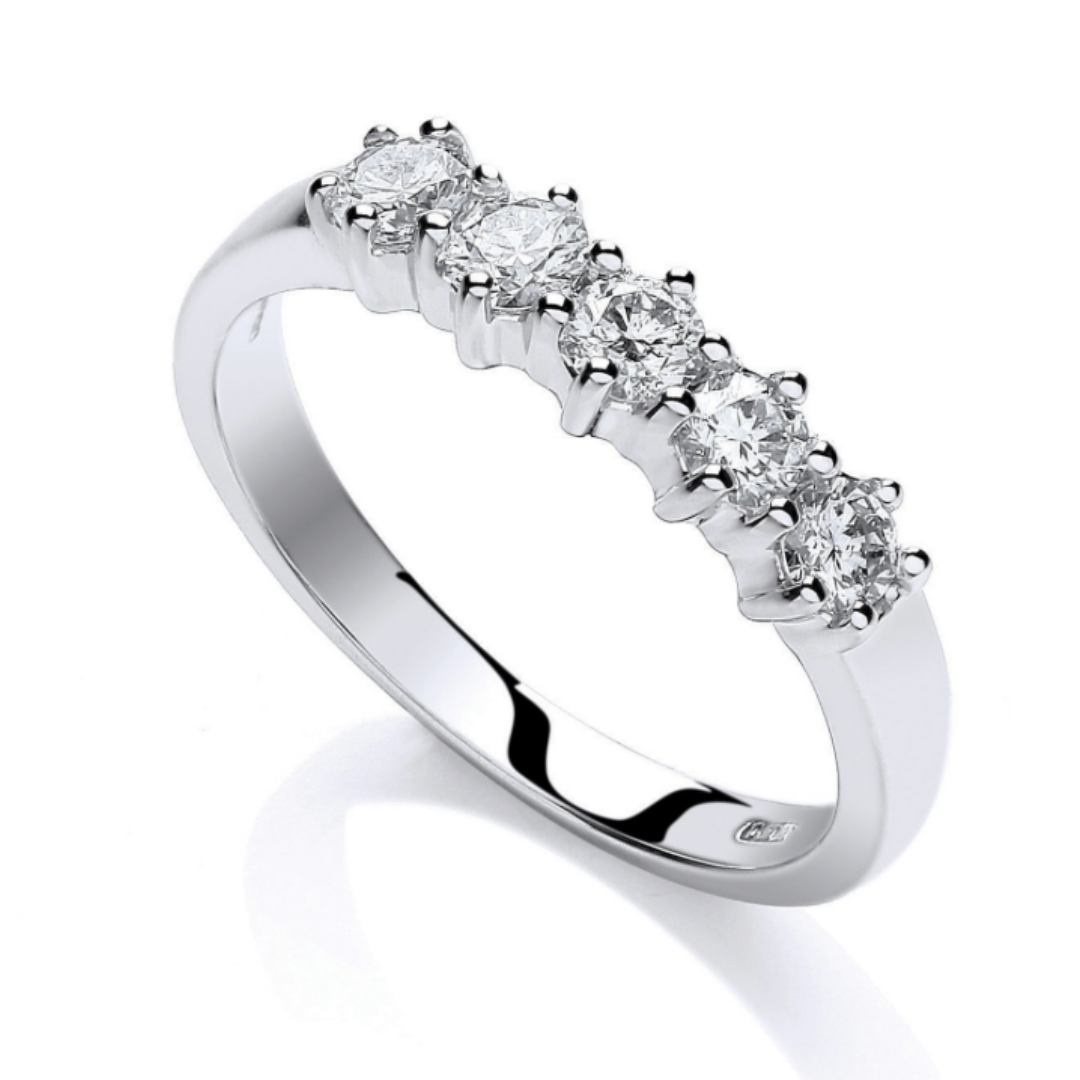 Kashmir Splendour Eternity Wedding Ring - Shralite London