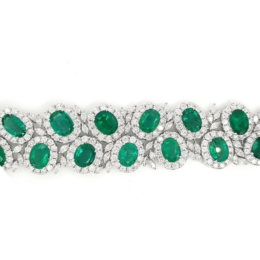 Athena's Splendour Emerald Bracelet - Shralite London