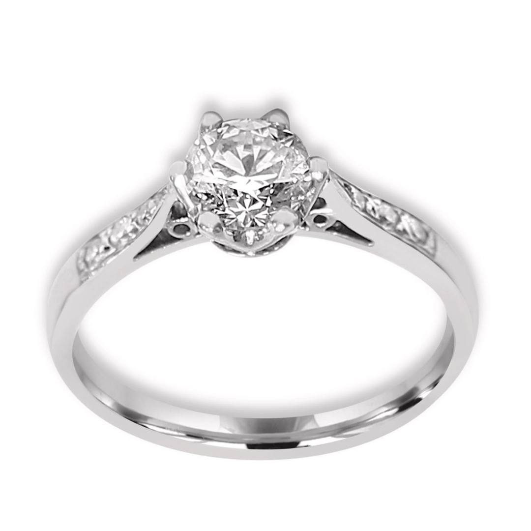 Eternal Symphony Solitaire Engagement Ring - Shralite London