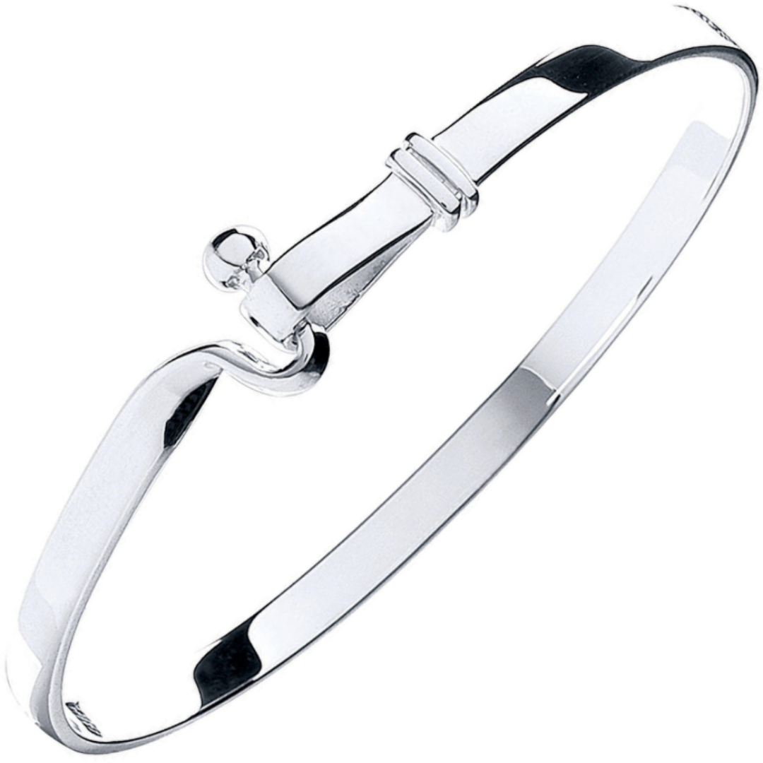 Graceful Infinity Hook Bangle - Shralite London