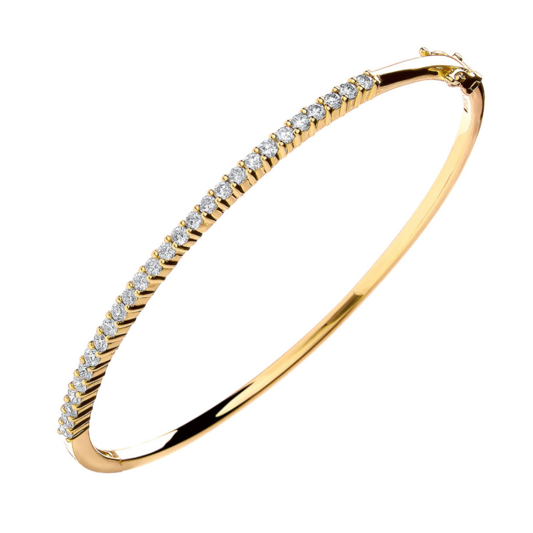 Marigold Diamond Bangle - Shralite London