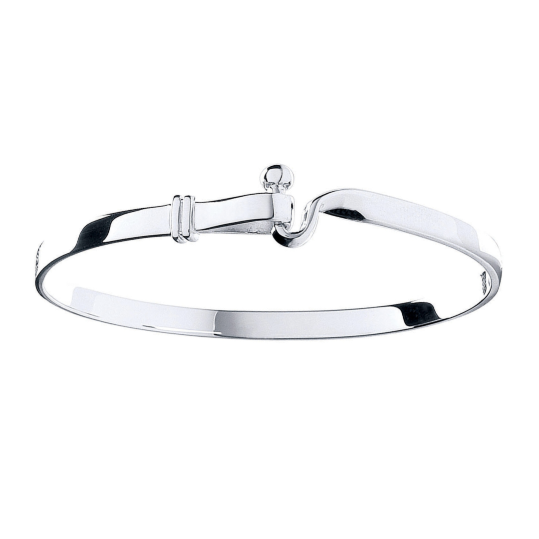 Graceful Infinity Hook Bangle - Shralite London