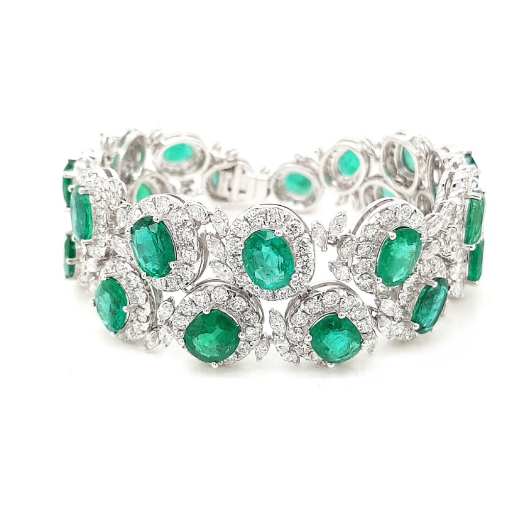 Athena's Splendour Emerald Bracelet - Shralite London
