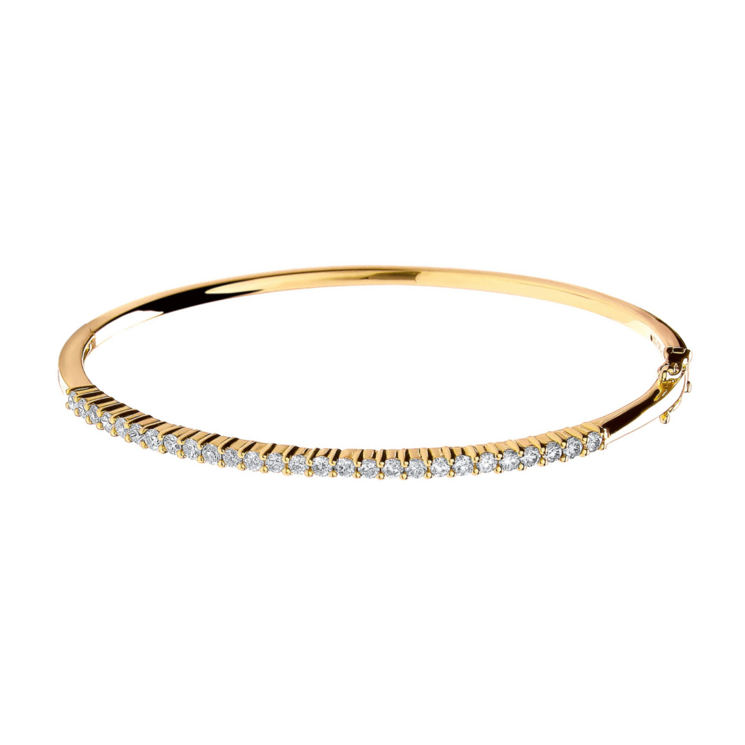 Marigold Diamond Bangle - Shralite London