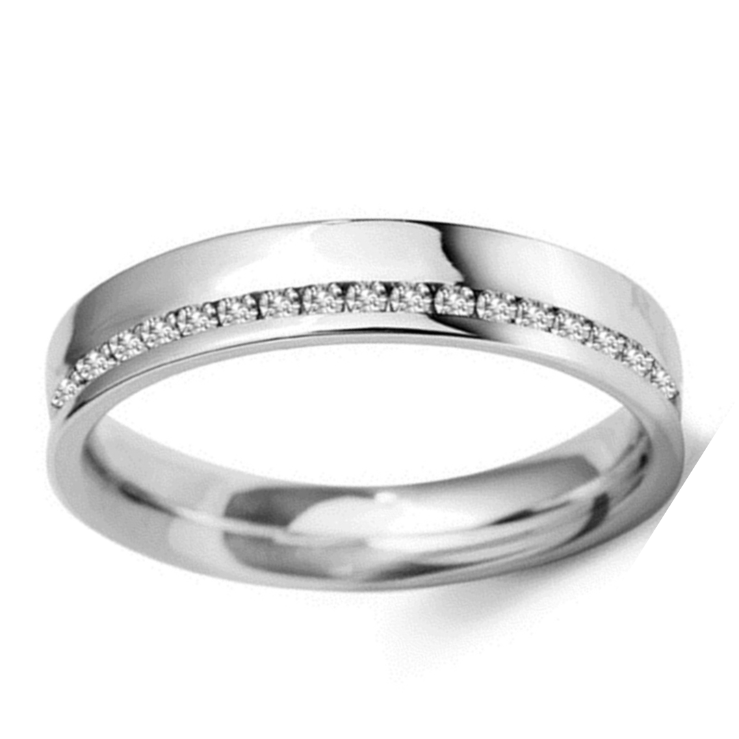 Vienna Eternity Wedding Ring - Shralite London