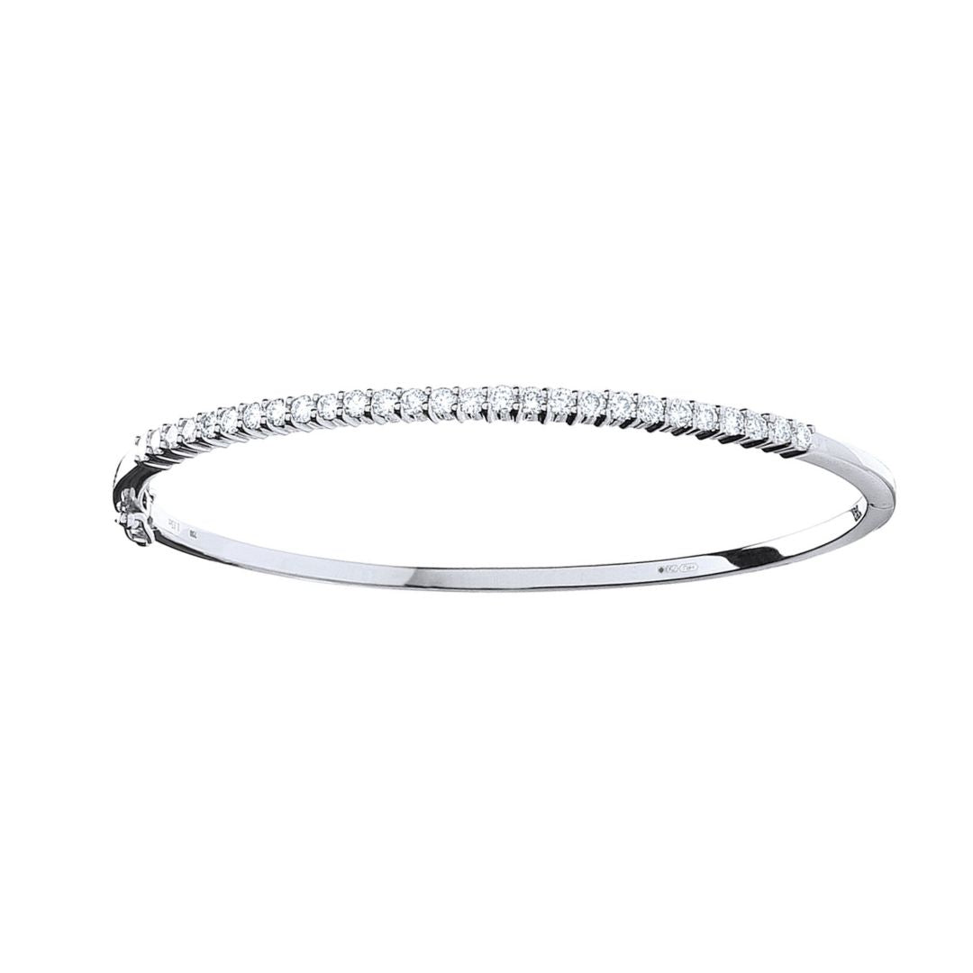 Arctic Glow Diamond Bangles - Shralite London