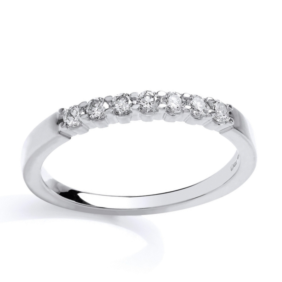 Bella Half Eternity Wedding Ring - Shralite London
