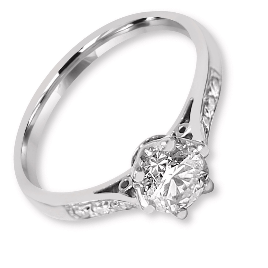 Eternal Symphony Solitaire Engagement Ring - Shralite London