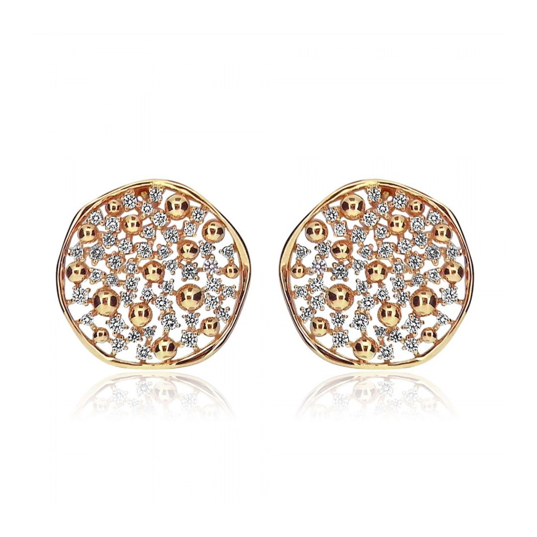 Aileen Disc Earrings - Shralite London