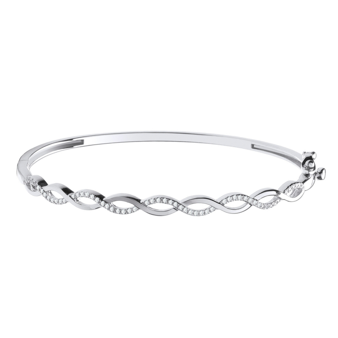 Seymour Entwined Bangle - Shralite London