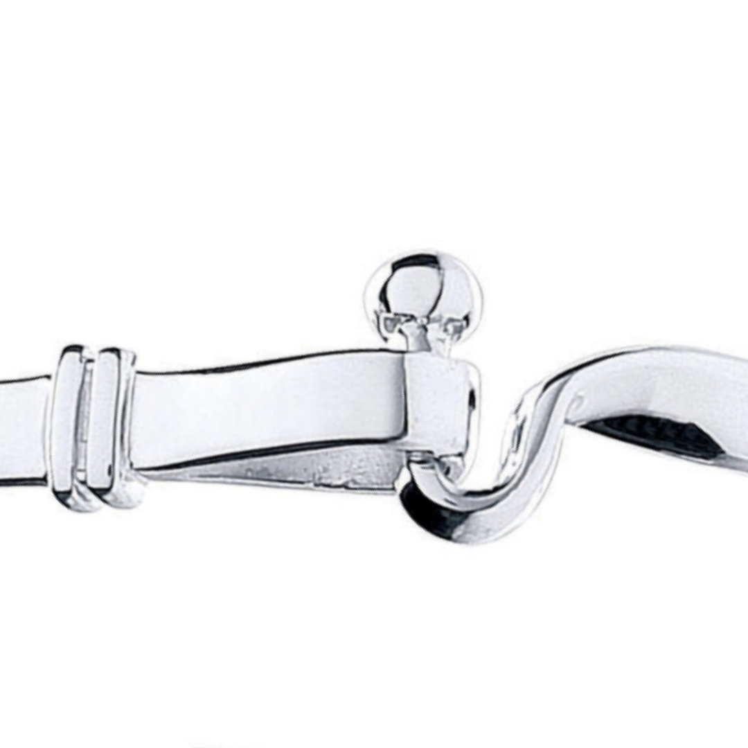 Graceful Infinity Hook Bangle - Shralite London