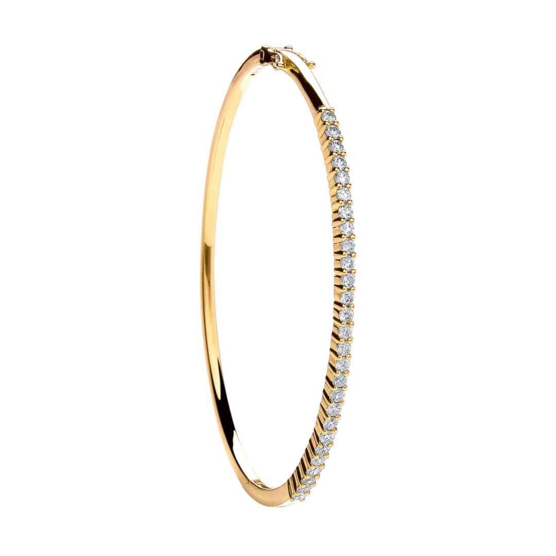 Marigold Diamond Bangle - Shralite London