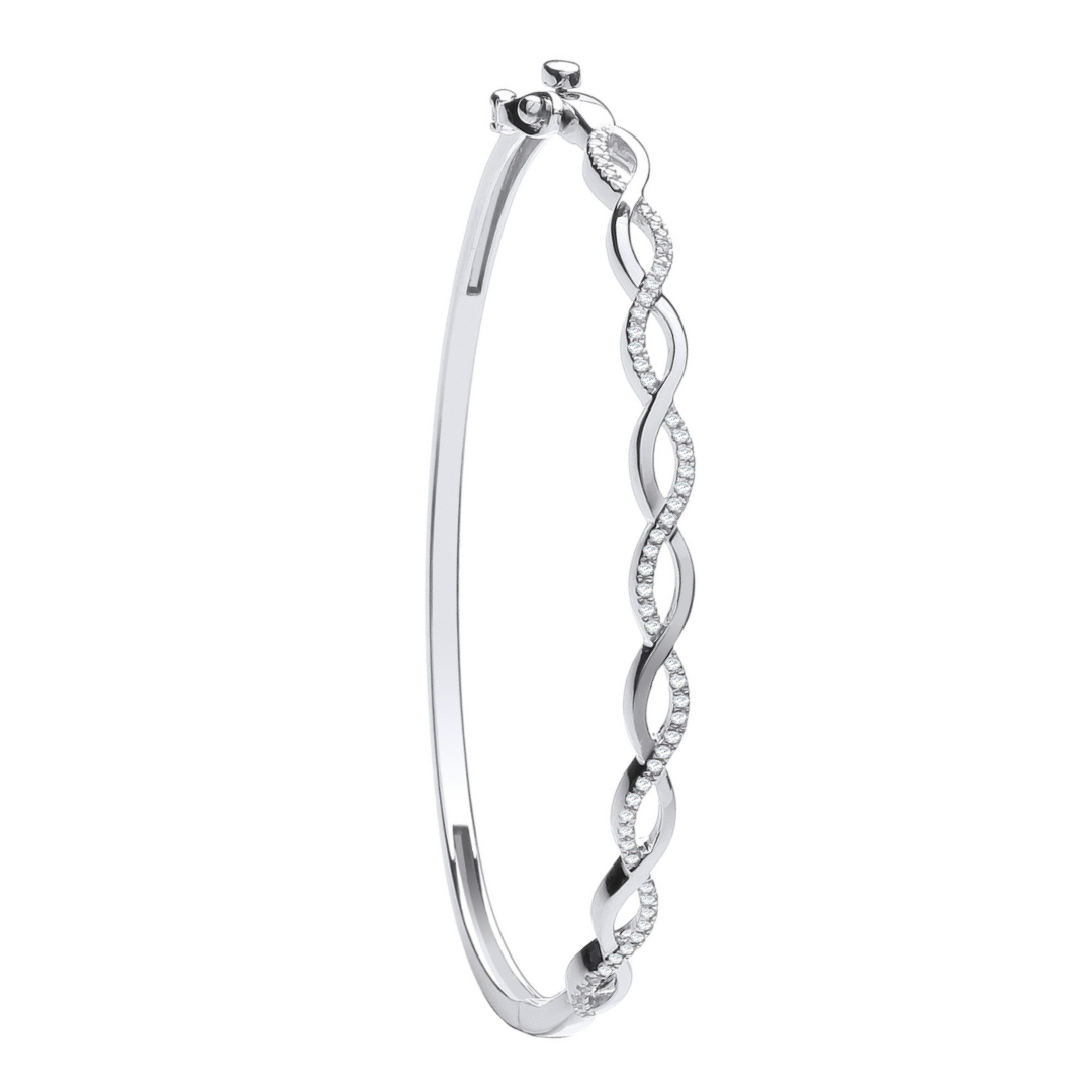Seymour Entwined Bangle - Shralite London
