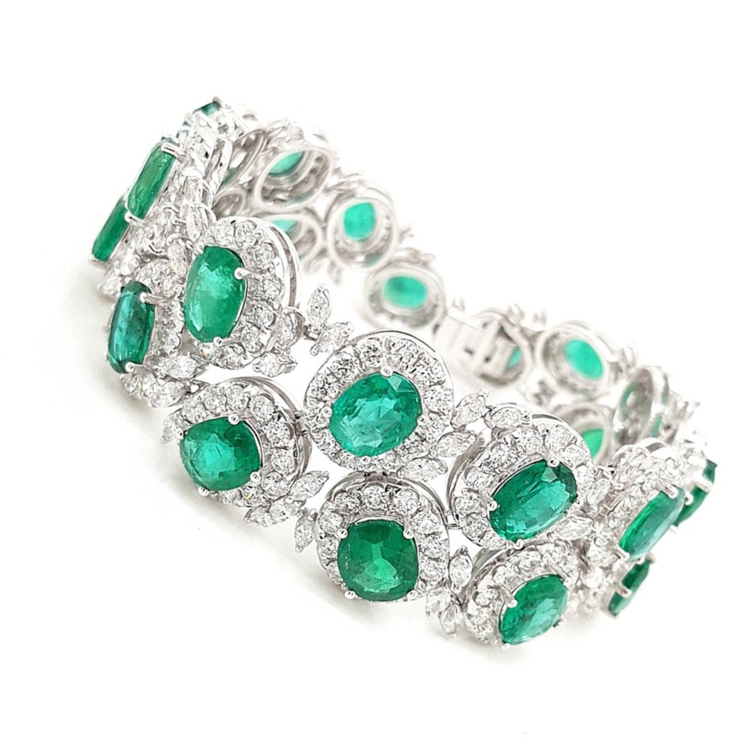 Athena's Splendour Emerald Bracelet - Shralite London