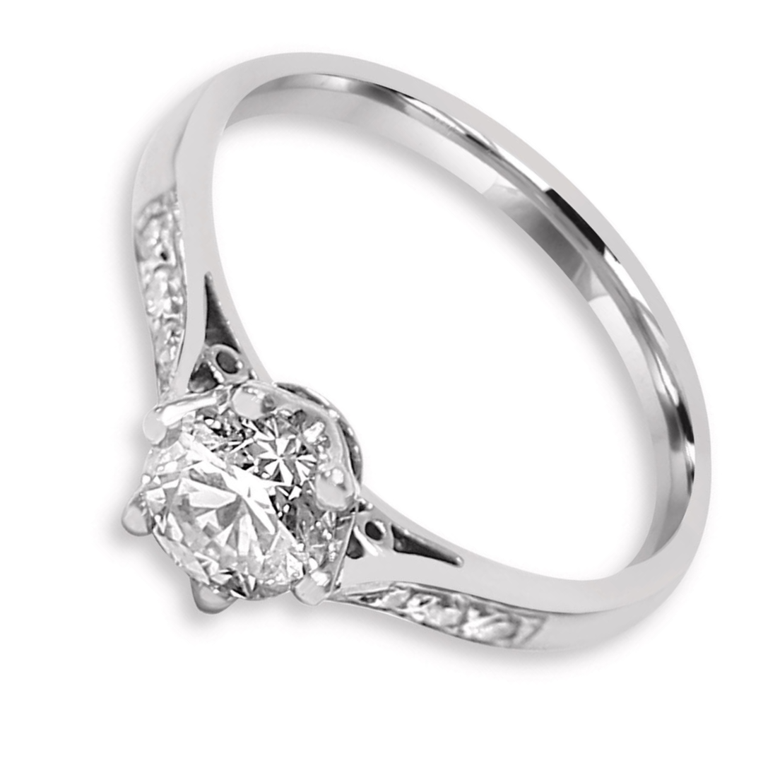 Eternal Symphony Solitaire Engagement Ring - Shralite London