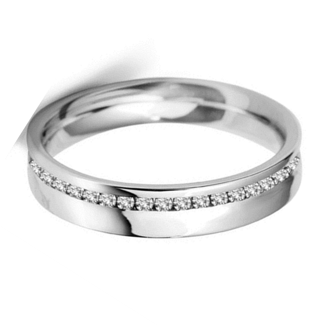 Vienna Eternity Wedding Ring - Shralite London