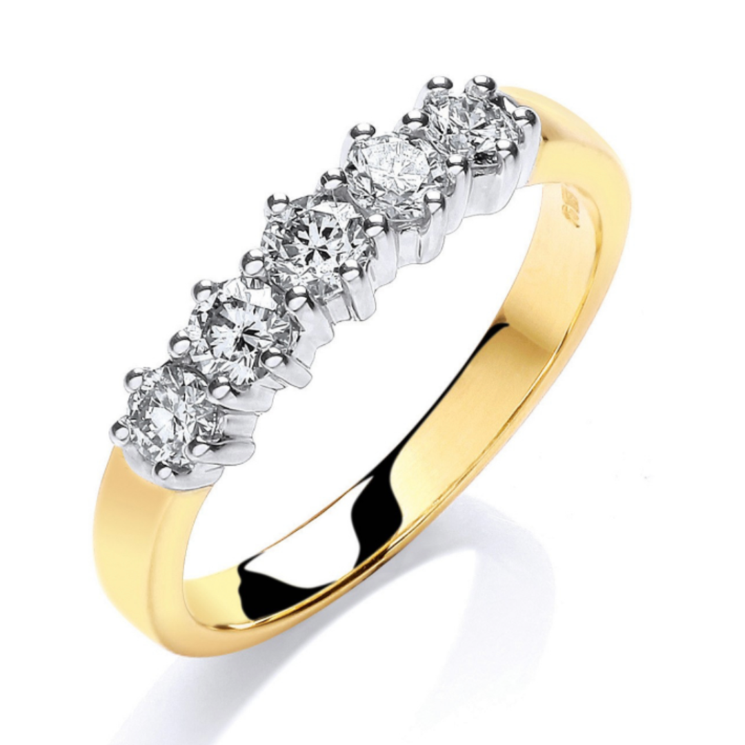 Kashmir Splendour Eternity Wedding Ring - Shralite London