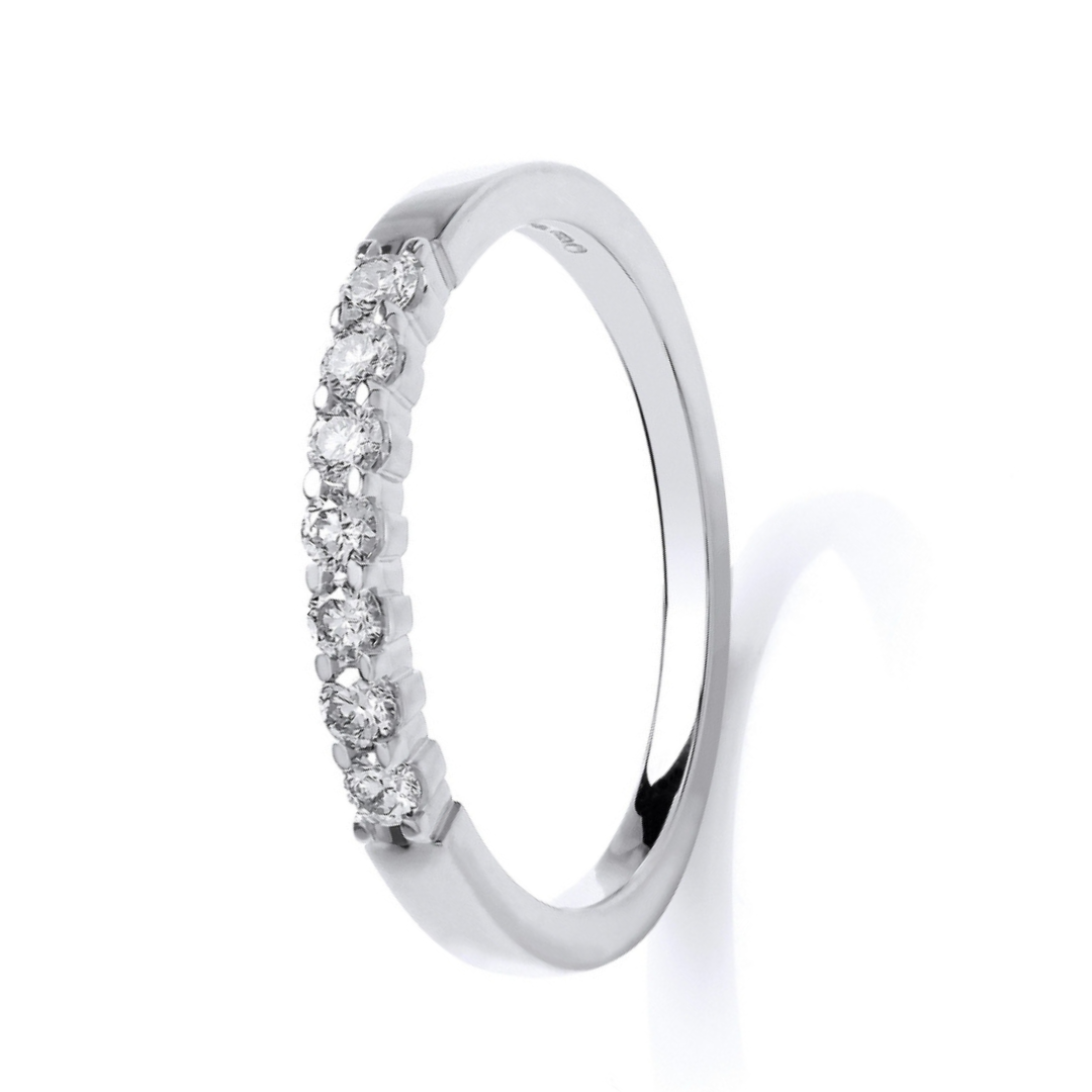 Bella Half Eternity Wedding Ring - Shralite London