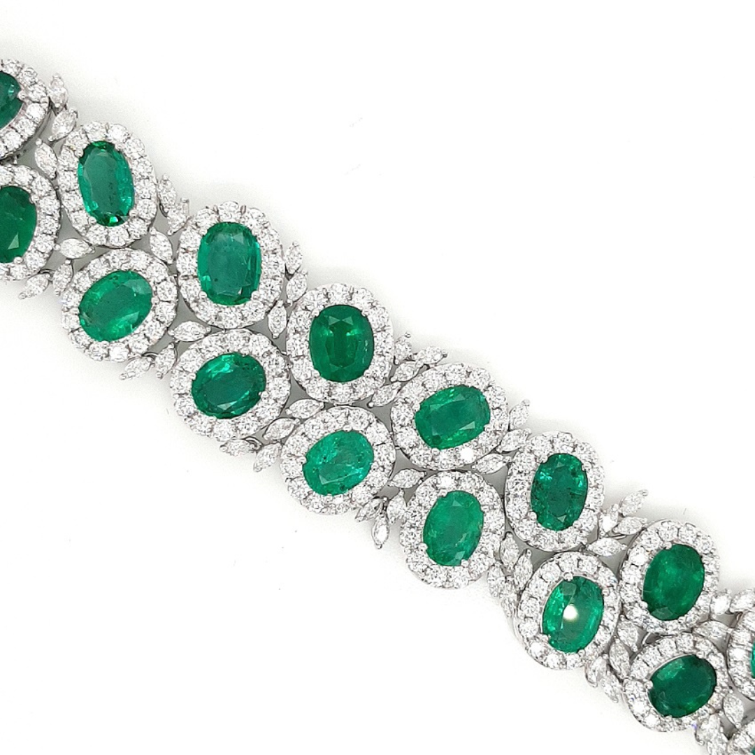 Athena's Splendour Emerald Bracelet - Shralite London