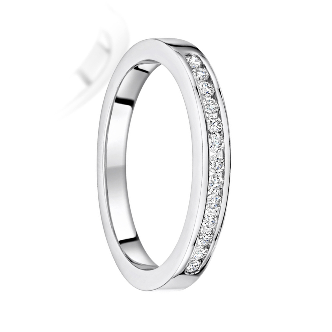 Aspen Half Eternity Wedding Ring - Shralite London