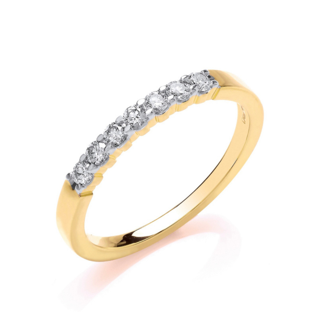 Bella Half Eternity Wedding Ring - Shralite London