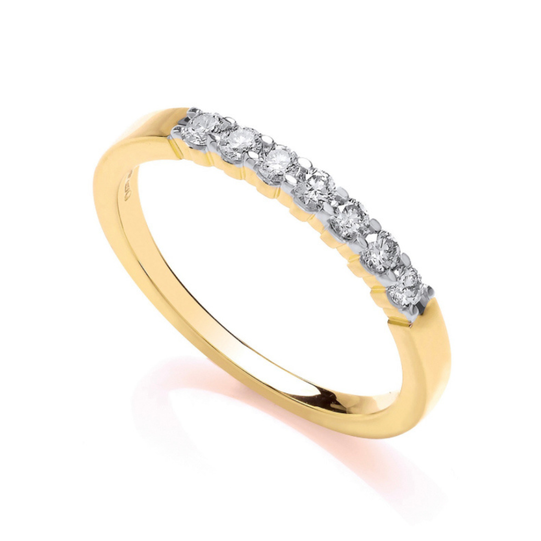 Bella Half Eternity Wedding Ring - Shralite London
