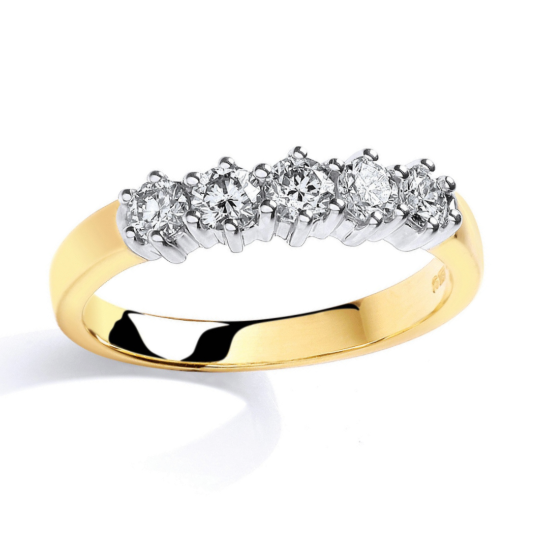 Kashmir Splendour Eternity Wedding Ring - Shralite London