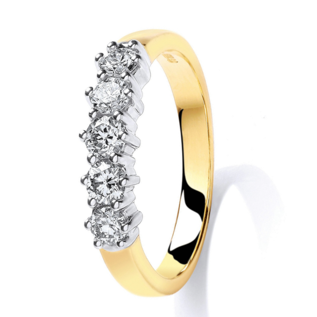 Kashmir Splendour Eternity Wedding Ring - Shralite London
