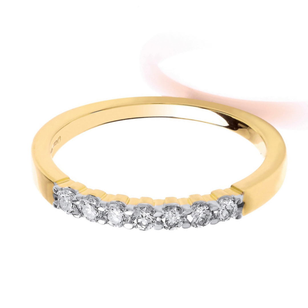 Bella Half Eternity Wedding Ring - Shralite London