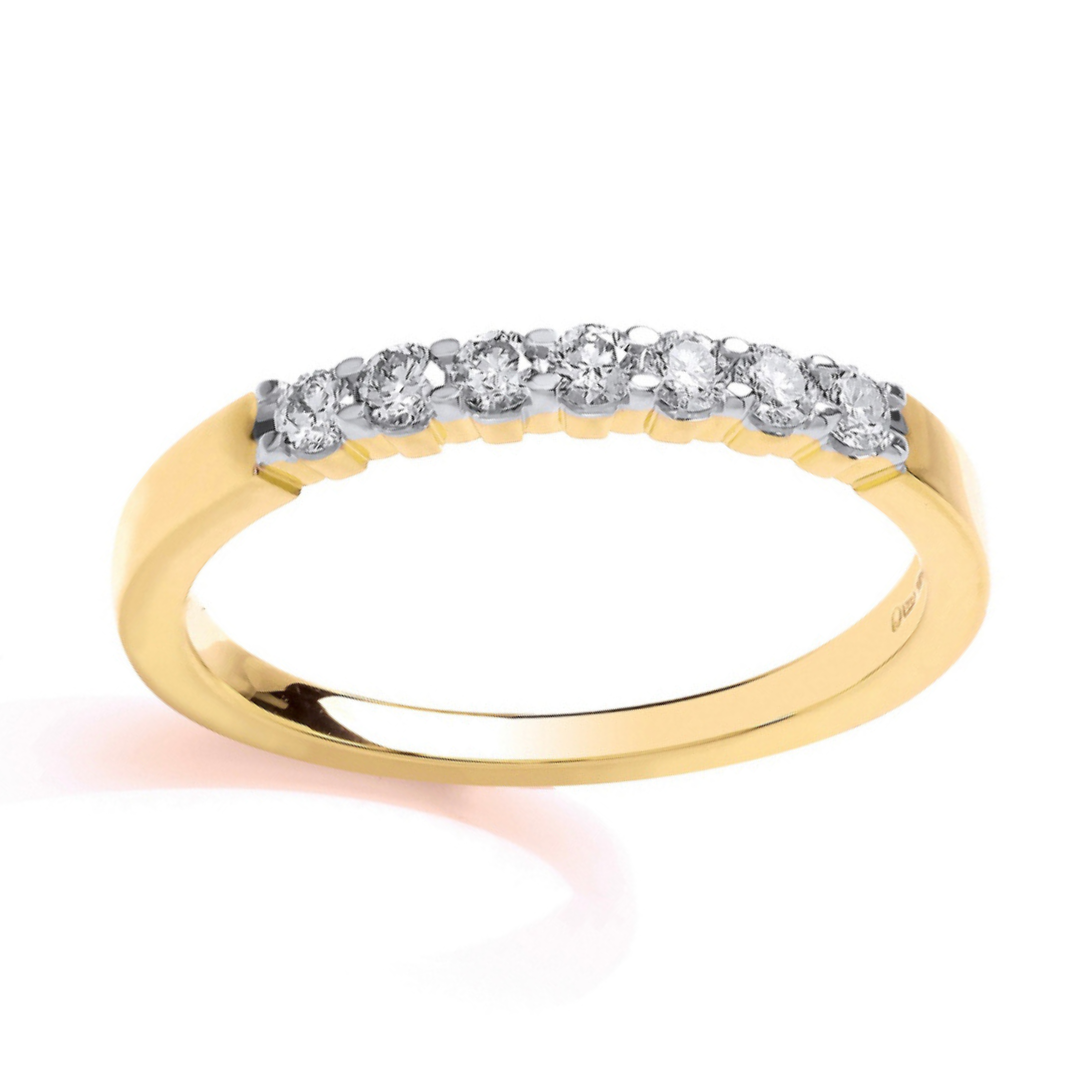 Bella Half Eternity Wedding Ring - Shralite London