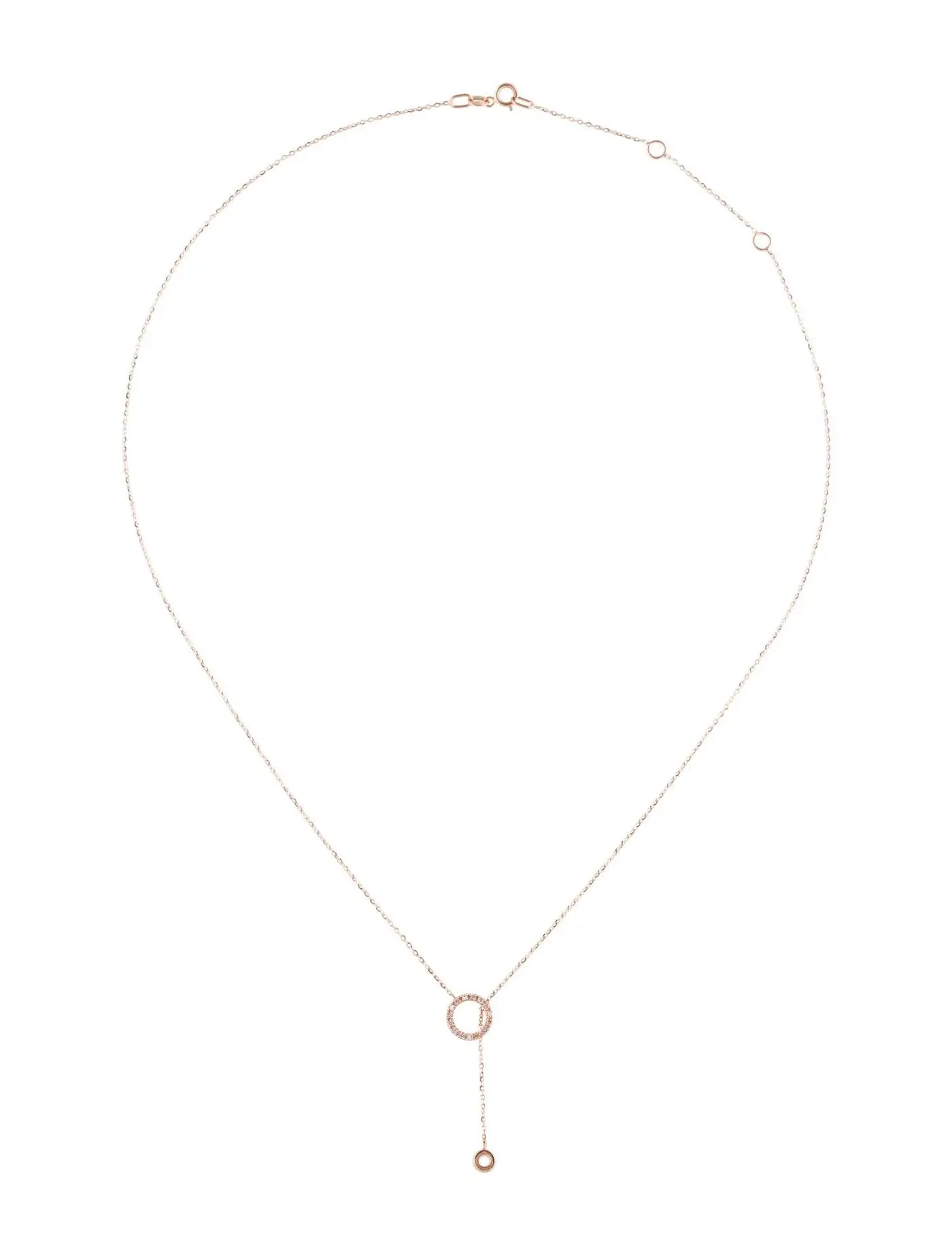 Luminous Circle Tassel Necklace - Shralite London