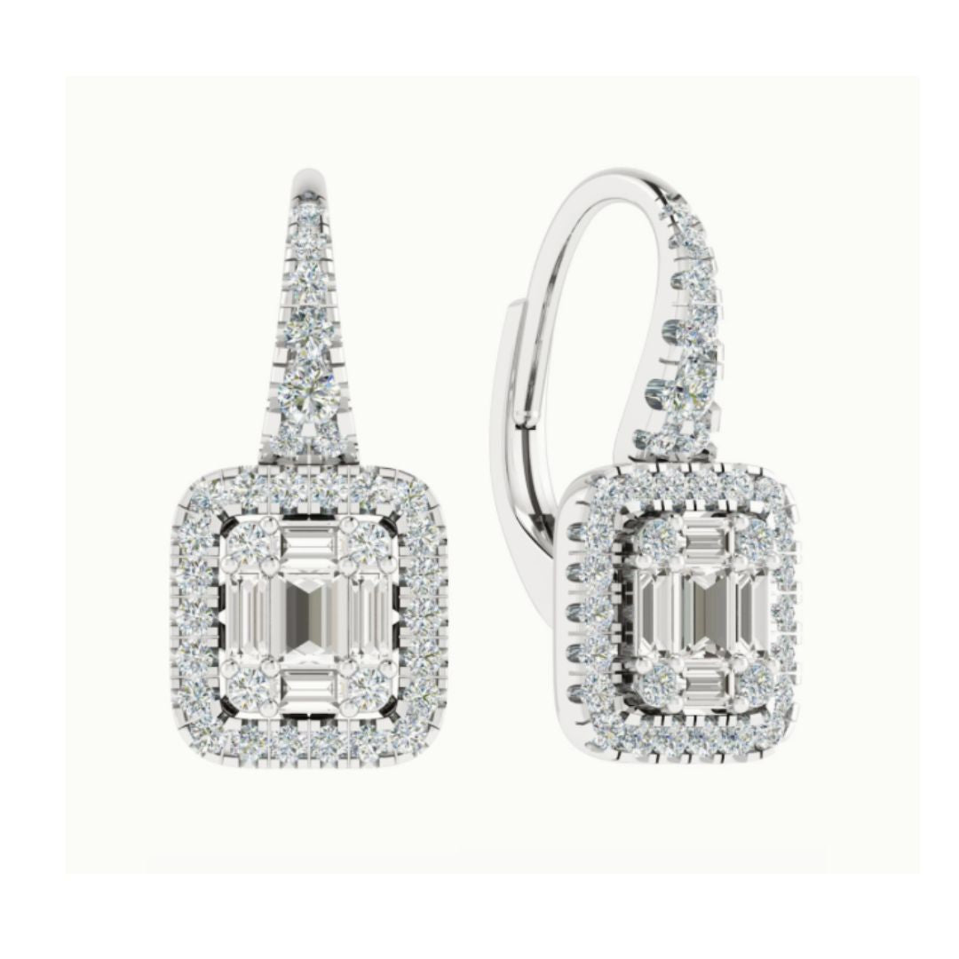 Danube Diamond Dazzle Hoops - Shralite London