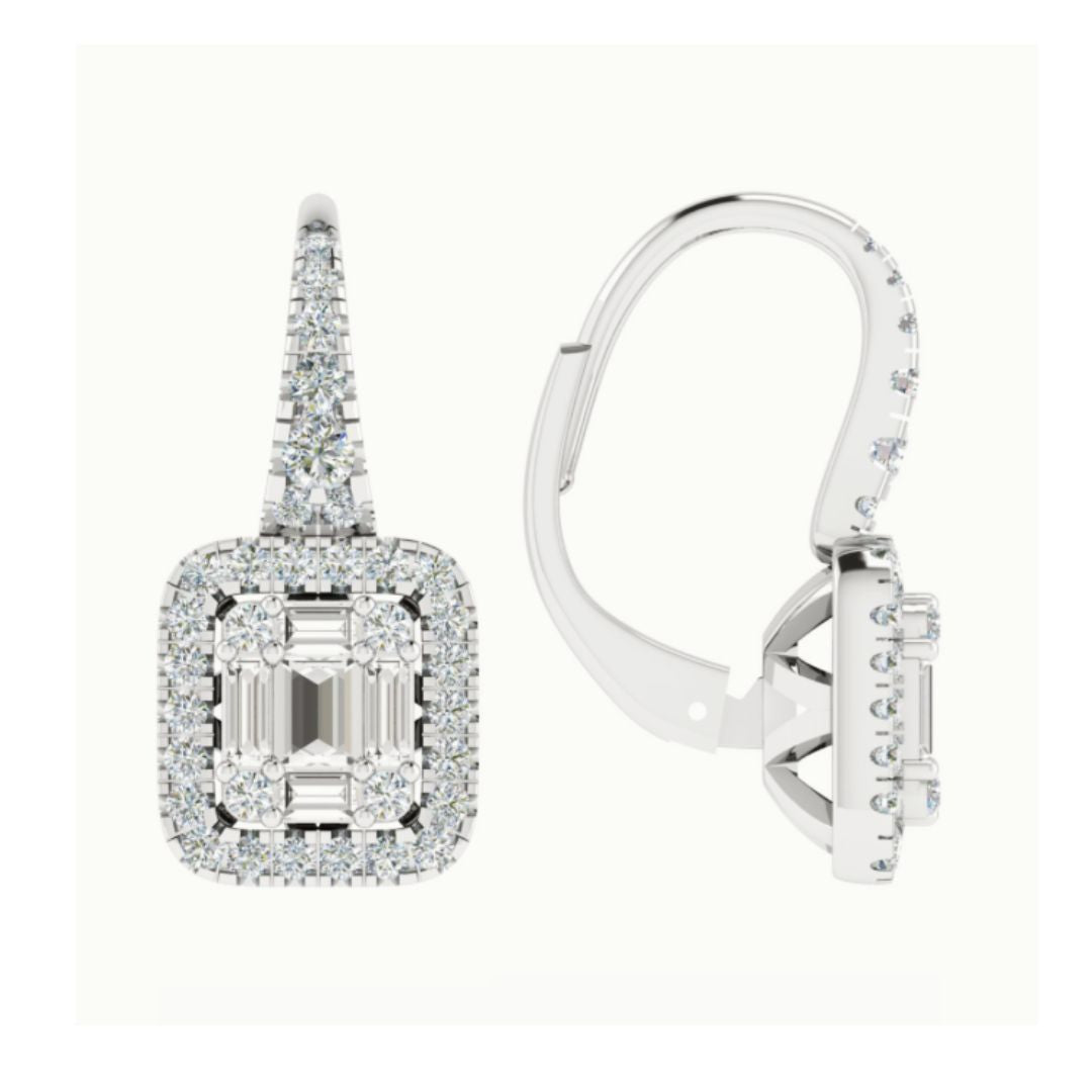 Danube Diamond Dazzle Hoops - Shralite London