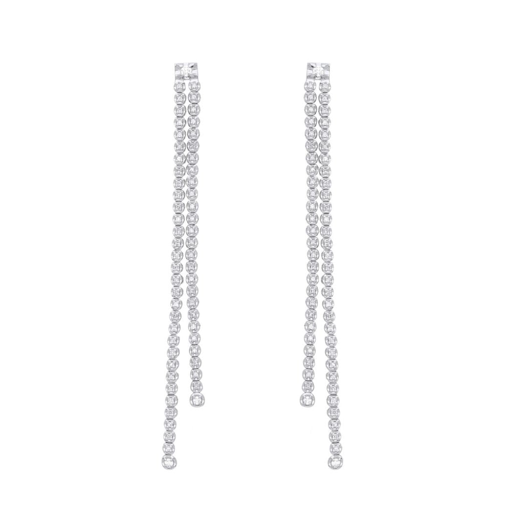 Dazzling Cascade Drop Earrings - Shralite London