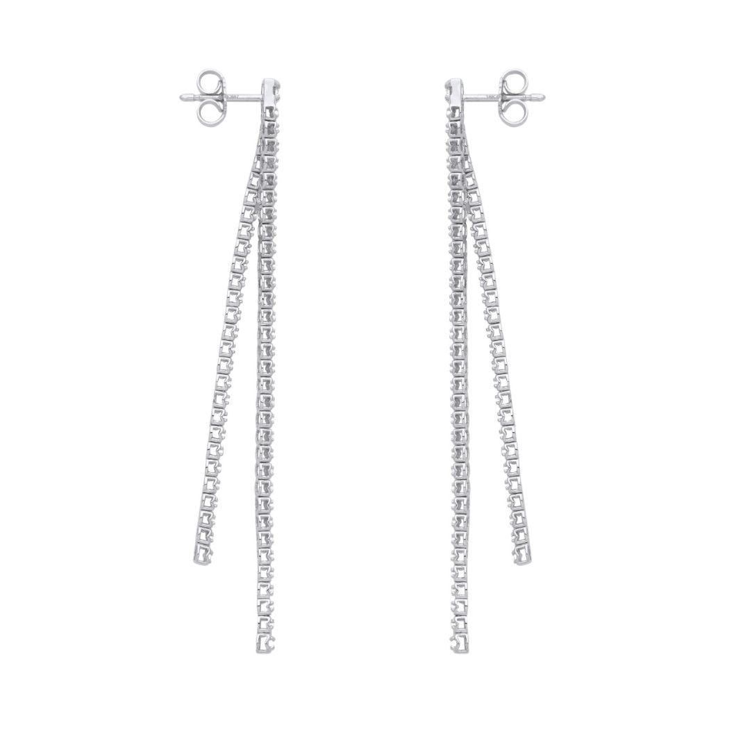 Dazzling Cascade Drop Earrings - Shralite London