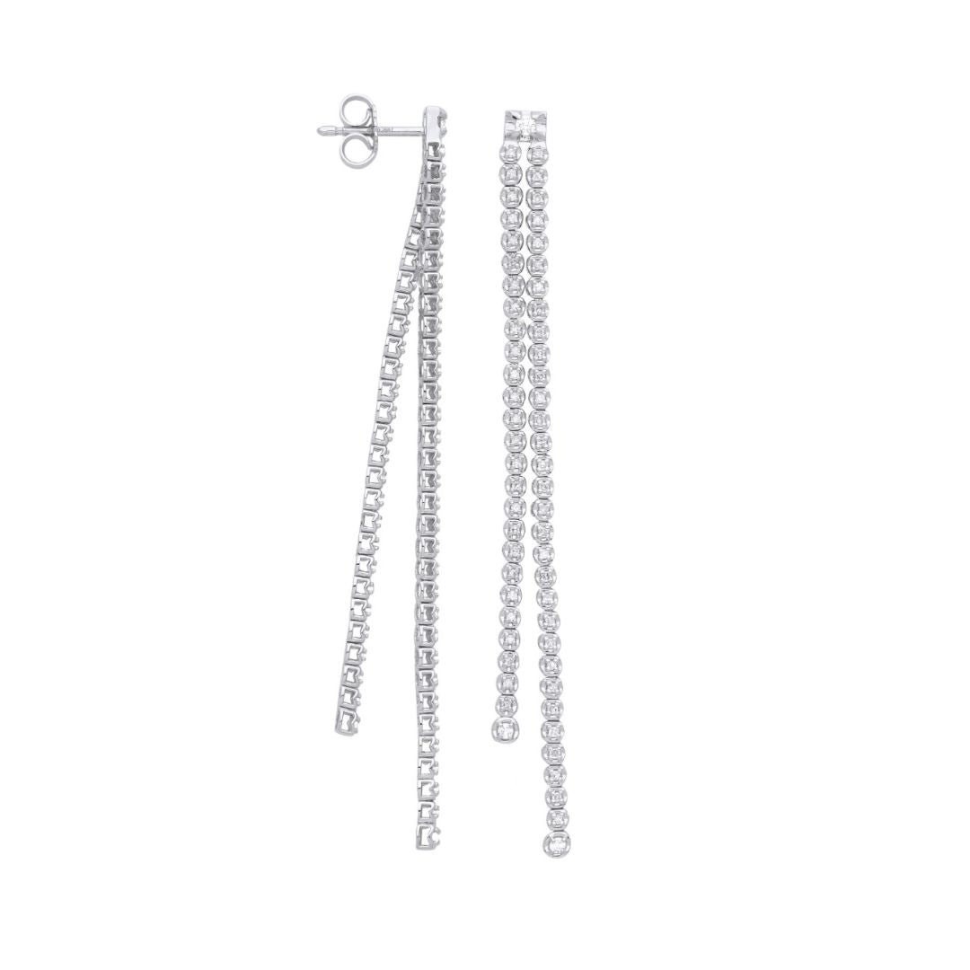 Dazzling Cascade Drop Earrings - Shralite London