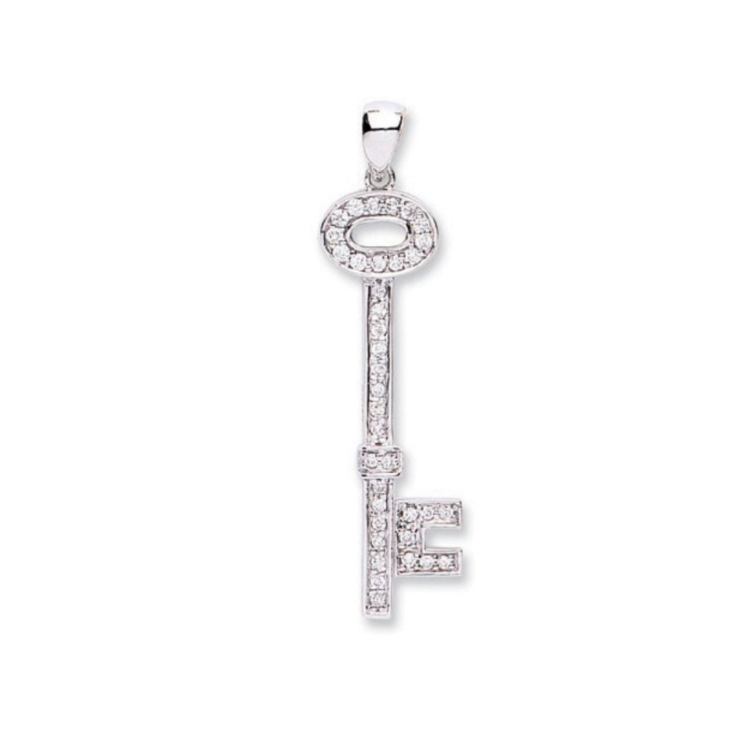 Diamond Cascade Key Pendant - Shralite London