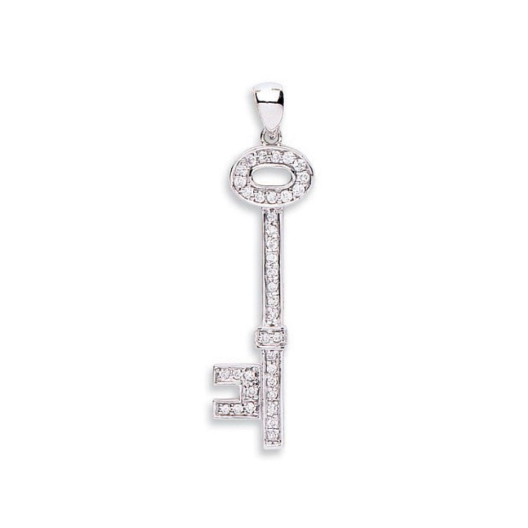 Diamond Cascade Key Pendant - Shralite London