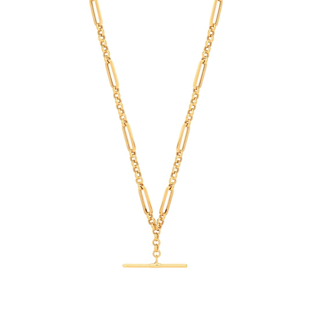 Figaro T-Bar Belcher Necklace - Shralite London