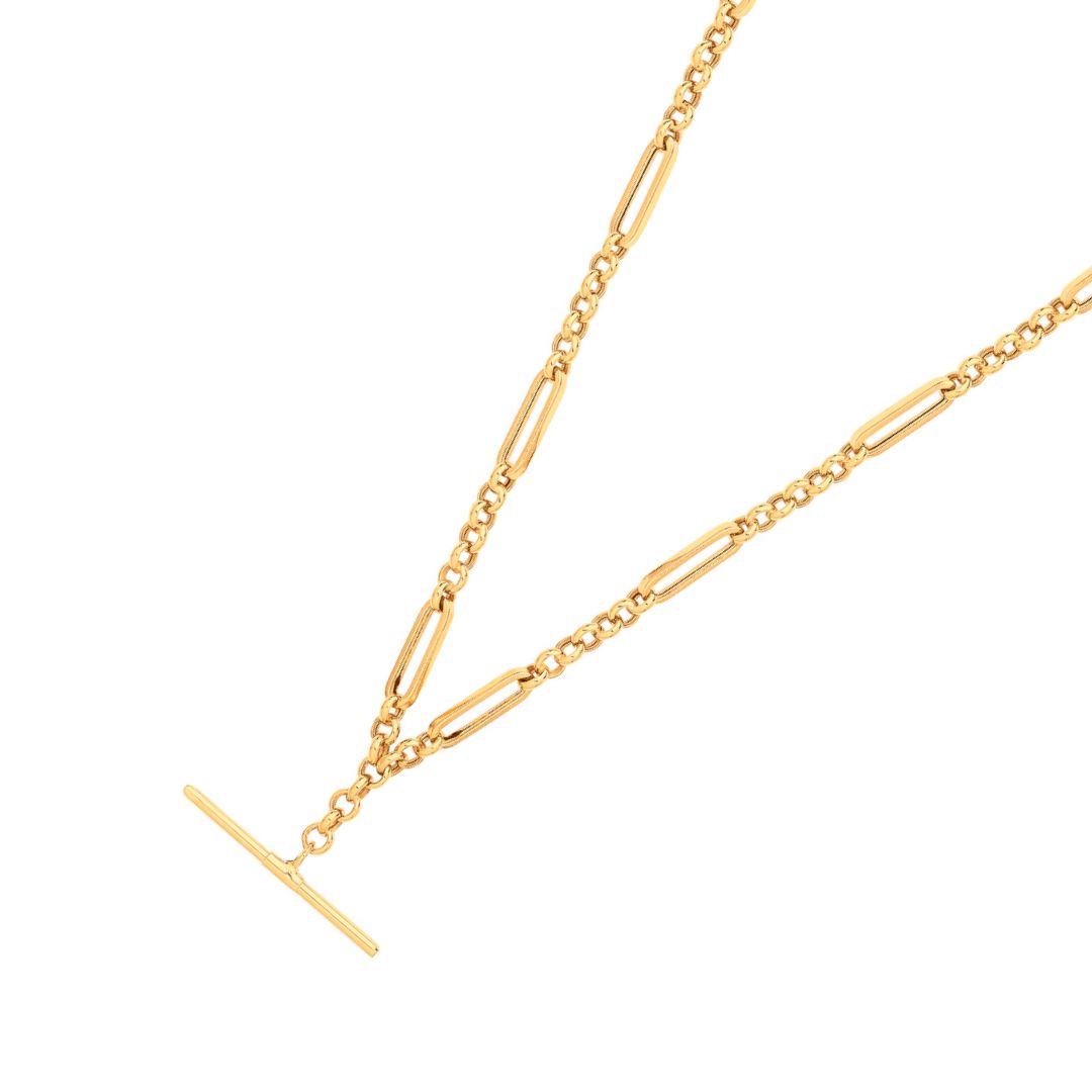 Figaro T-Bar Belcher Necklace - Shralite London